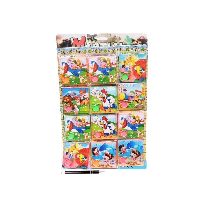 Interaktív puzzle, Trifox, fa, többszínű