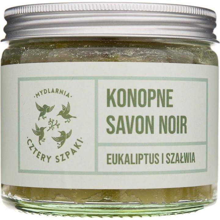 Сапун Savon Noir, Mydlarnia cztery szpaki, Natural, Natural, 250 g