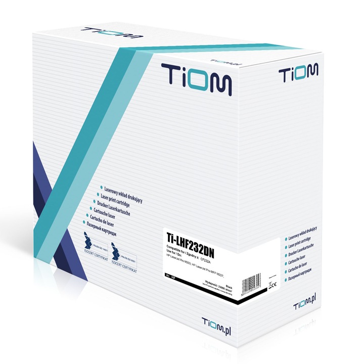 Toner, Tiom, Compatibil HP Laser Jet PRO M203/HP Laser Jet PRO MFP M227, 23000 pagini, Negru