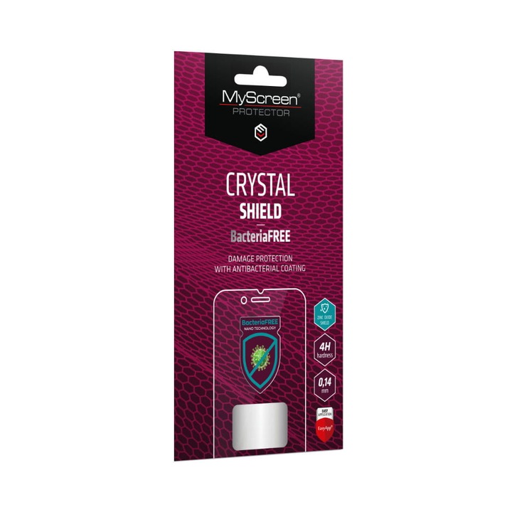 Протектор за екран MyScreen Crystal BacteriaFree, За Xiaomi Mi 10T 5G/10T Pro 5G/10T Lite 5G, TPU, 4H