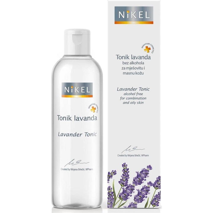 Tonic pentru ten mixt si gras, Nikel, Lavanda