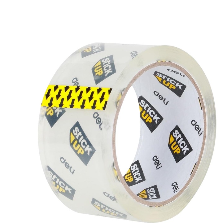 Set 6 role adezive, Deli, Acril, 48mmx50m, Transparent