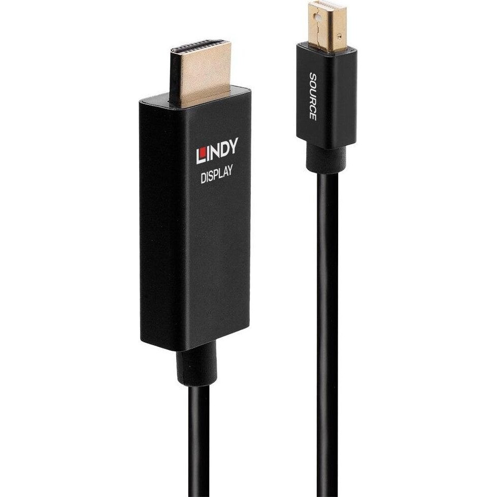 Cablu, Lindy, DisplayPort Mini to HDMI, 3m, Negru - eMAG.ro