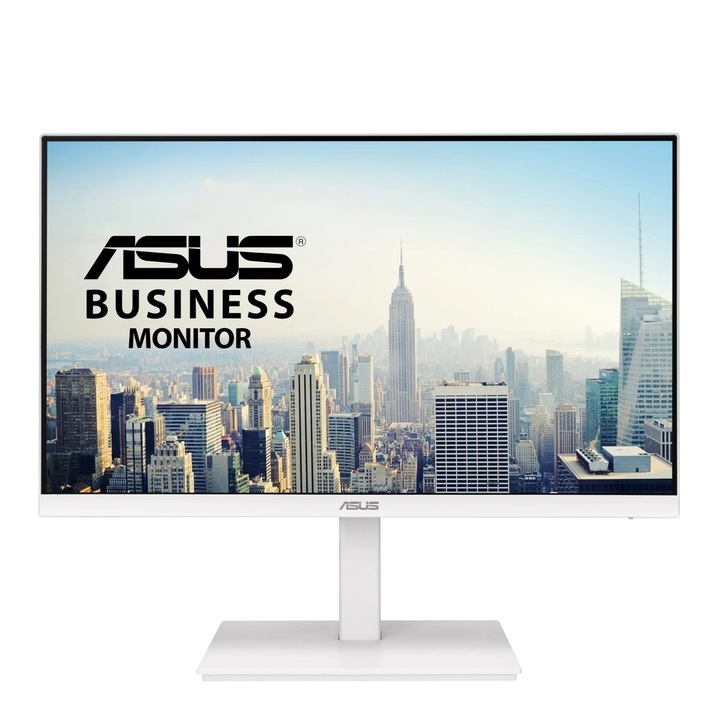 Monitor, Asus Eye Care, FHD, 24 inch, 75 Hz, 16:9, IPS,1920x1080, DP/HDMI/D-Sub/USB, Negru/Alb