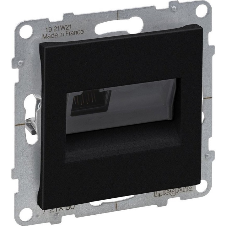 Контакти Legrand, гнездo RJ45 kat 5E UTP, черни