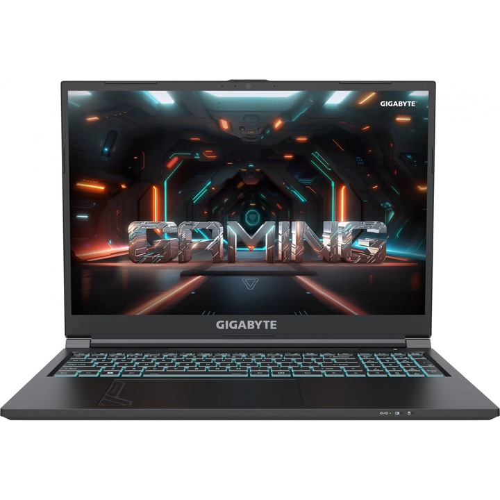 Laptop G6, Gigabyte, i7-13620H, 16 GB, 512 GB, RTX 4060, 165 Hz, fekete