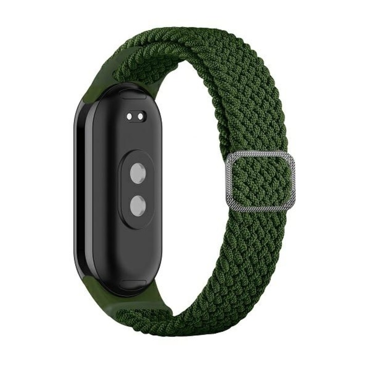 Beline szíj Xiaomi Mi Band 8 telefonhoz, textil, zöld