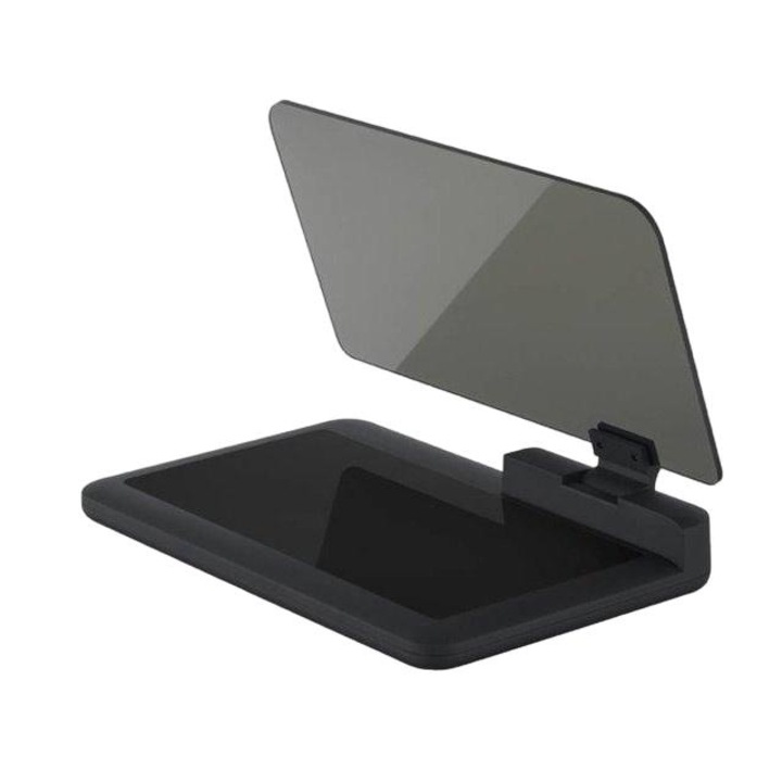 Head-Up kijelző, Gembird, okostelefonhoz, 150x90x20 mm, fekete