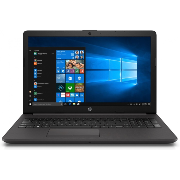 Laptop, HP, 8 GB, AMD Ryzen 3 3200U, SSD 256 GB, fekete