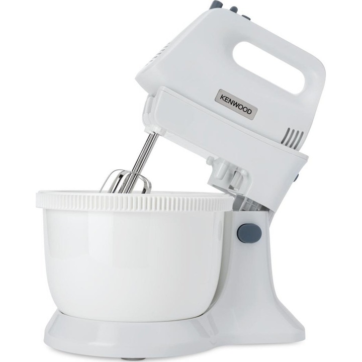 Миксер, Kenwood, 5 степени на скорост, 450 W, Бял