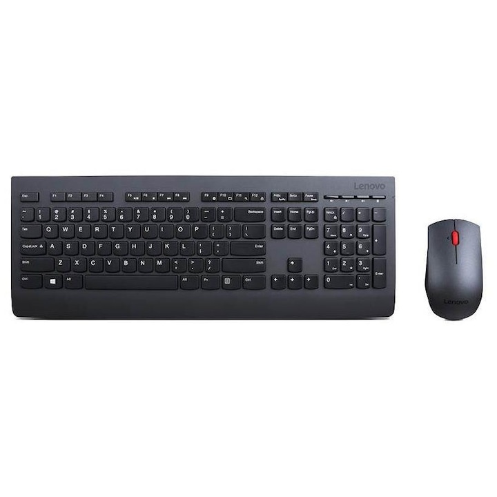 Set tastatura/mouse, Lenovo, USB, Negru