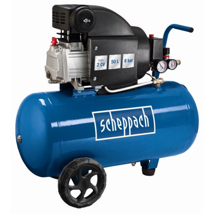 COMPRESOR, SCHEPPACH, 8BAR, 220L/MIN, ALBASTRU