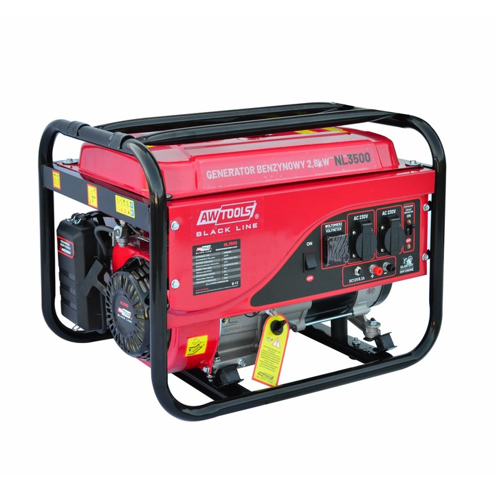 GENERATOR PE BENZINA, AWTOOLS, 2.8kW, 230V, NEGRU