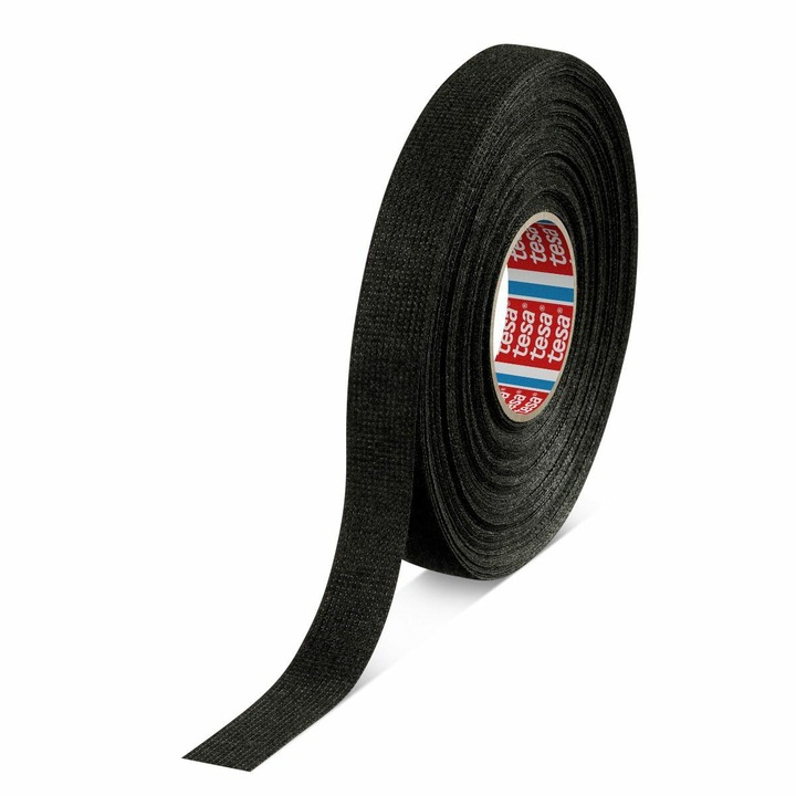Banda izolanta, Tesa, 15mm x 25 m, Negru