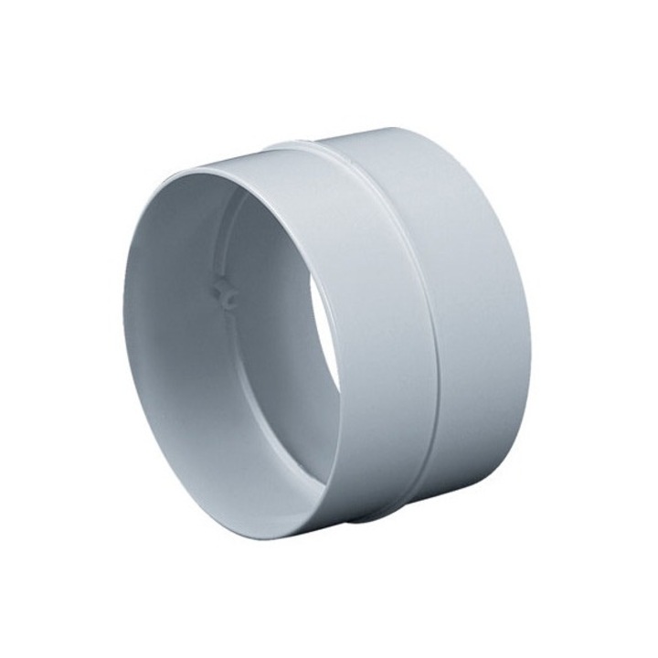 Kerek csatorna csatlakozó, Awenta, Műanyag, 100 mm, Fehér