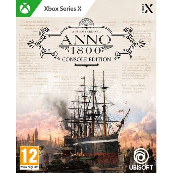 Anno 1800 videojáték, Ubisoft, Xbox Series X, 2019