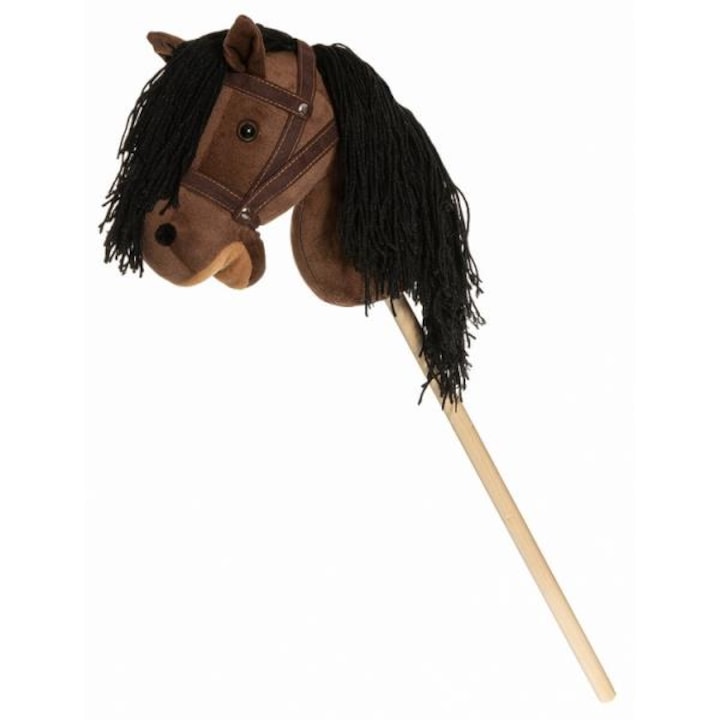 Cal pe un bat Hobby Horse, Tootiny, 80cm, Maro