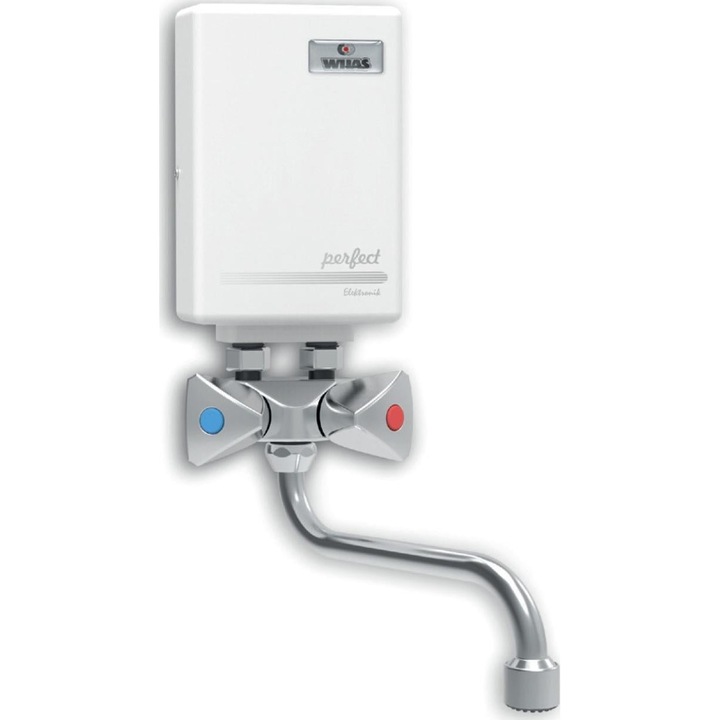 Incalzitor de apa instantaneu, Wijas, Alb\Argintiu