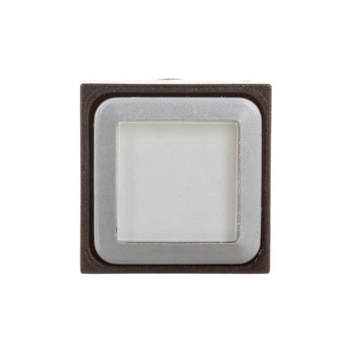 Buton de control cu iluminare, Eaton, alb, 16x6mm, IP65