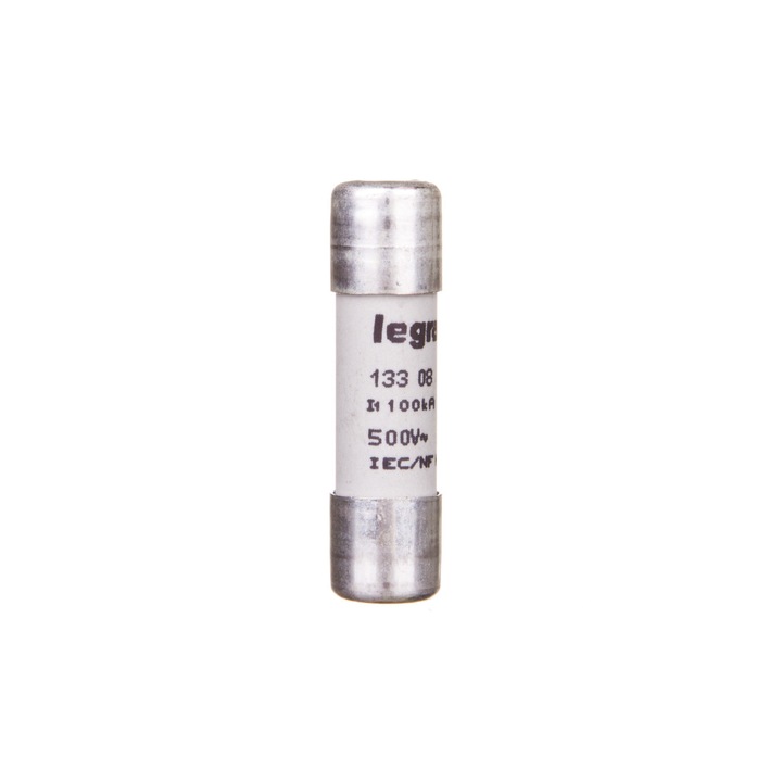 Siguranta electrica cilindrica Legrand, 10x38mm, 8A, 500V, set