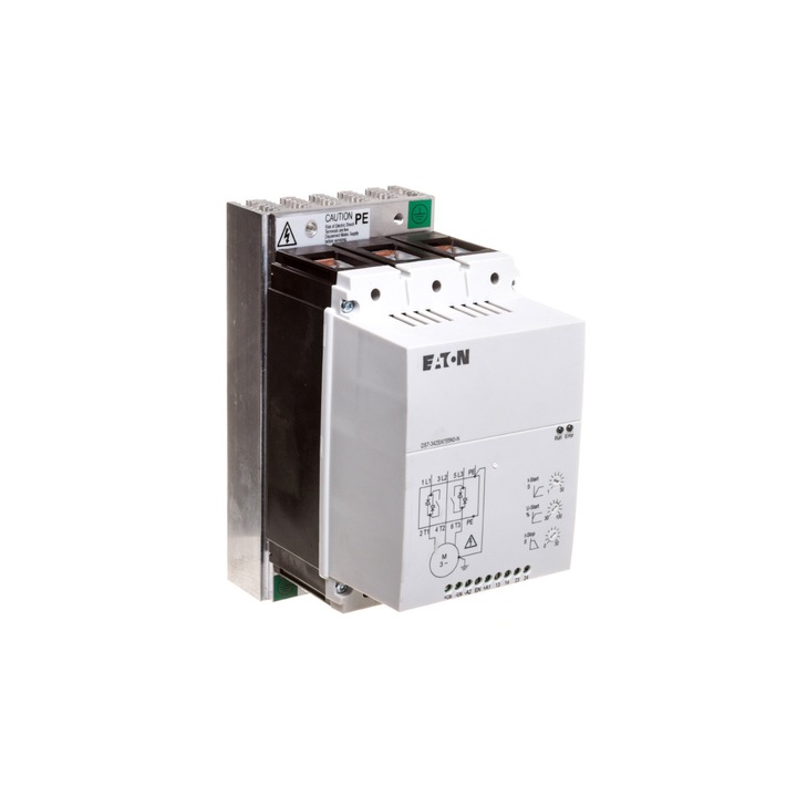 Starter progresiv trifazat, Eaton DS7-342SX055N0-N, 55A, 110/230V AC, 3-faze, 30kW/400V