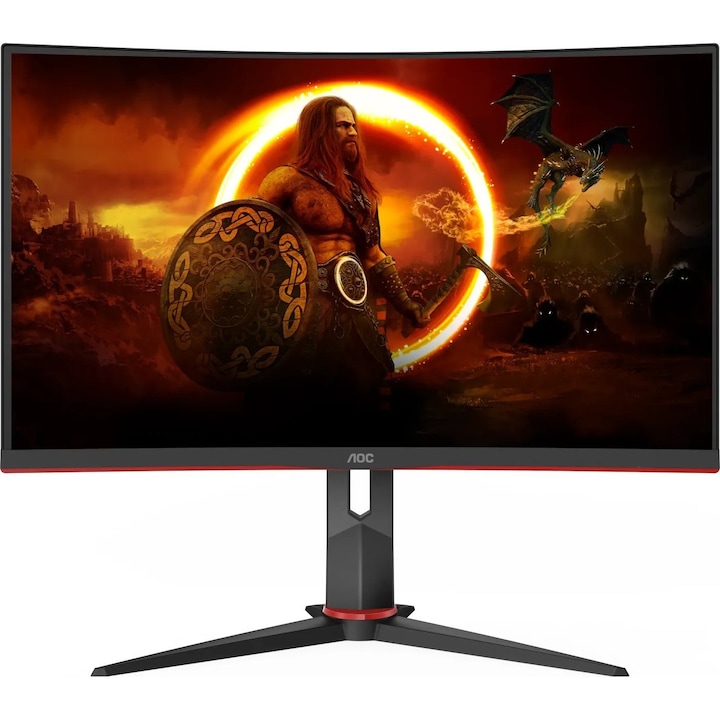 Monitor AOC Gaming AGON CQ27G2S Curbat 27 inch QHD VA 1 ms 165 Hz HDR