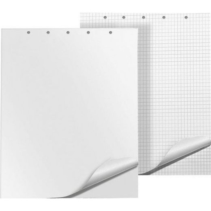 Flipchart Pad, Q-connect, hartie, alb, 65x100cm