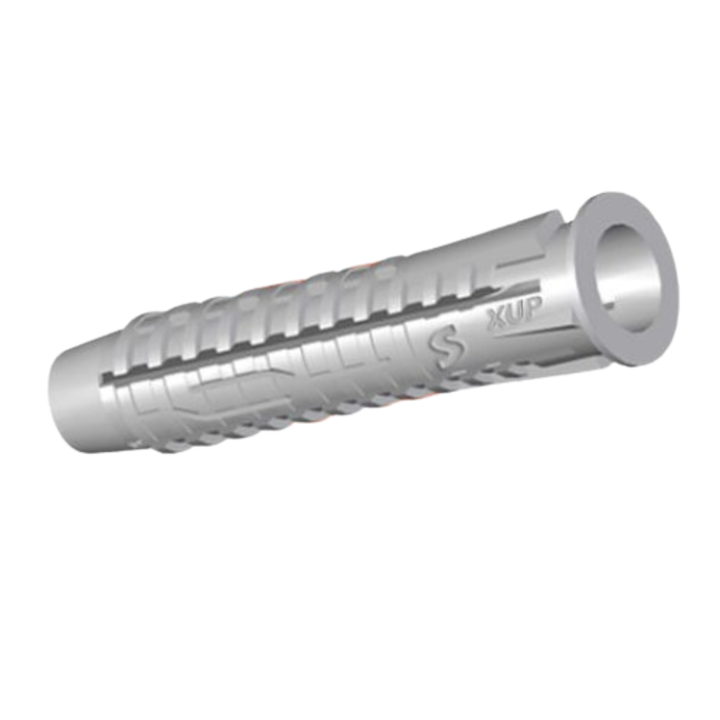 Persely univerzális csavarral, poliamid, 6x30/4,5x40 mm, ezüst