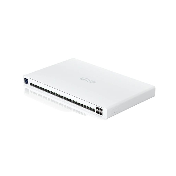 Switch UISP-S-Pro, Ubuiquiti, Bluetooth, 4xSFP+, 10/100/1000, Plastic/Policarbonat/Otel, Alb