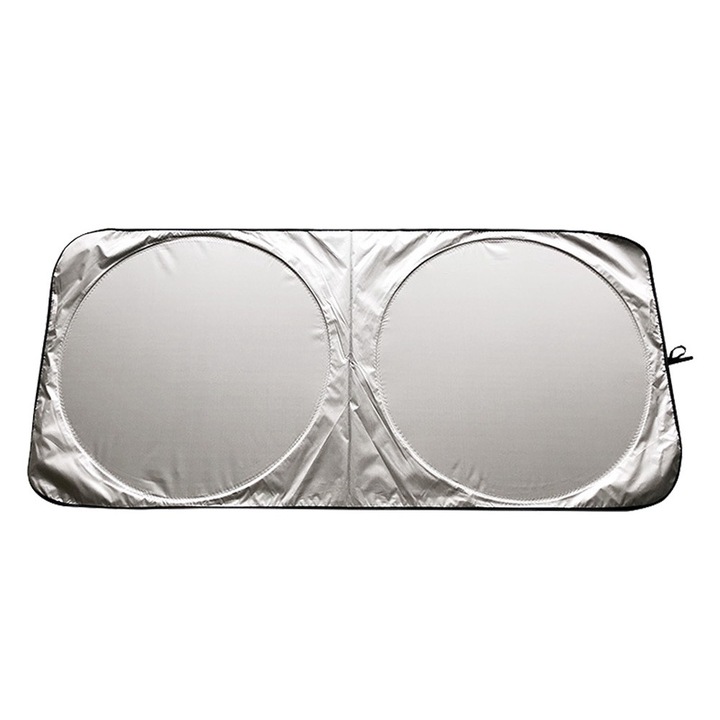 Сенник за кола QttvbTna, сребрист, UV защита, универсален