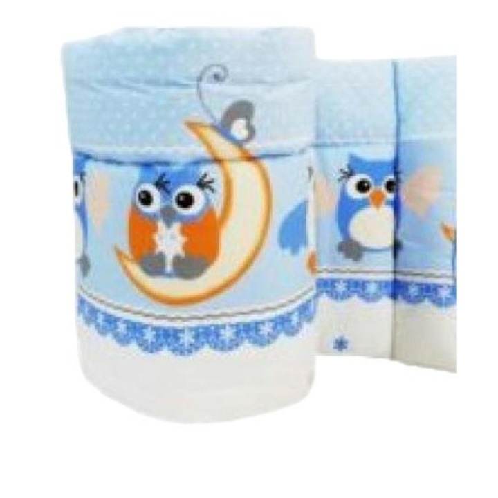 Protectie laterala patut, Bumbac, 175x29x2 cm, Multicolor