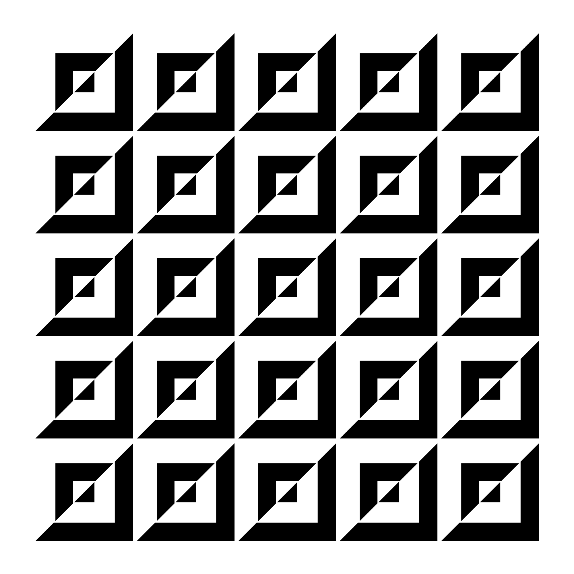 Sablon constructii 3D Embossed Squares, 50x50cm, reutilizabil, plastic ...