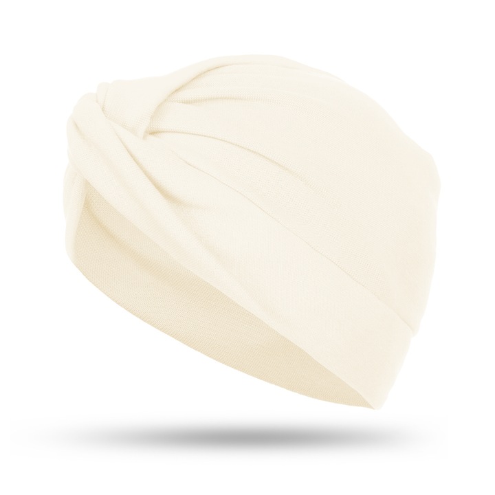 Дамски тюрбан Nandy, Екрю, Универсален