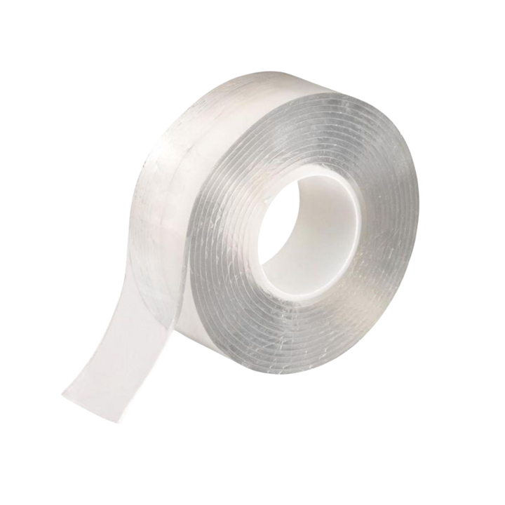 Banda dublu adeziva reutilizabila si lavabila din acril, Je cherche, 3 M x 3 cm, Transparent