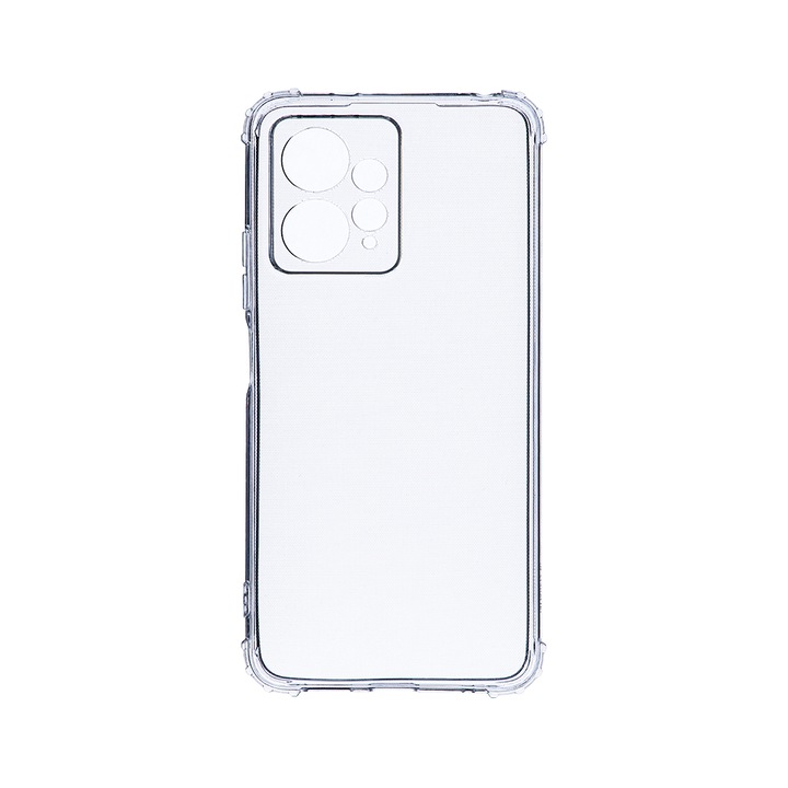 Husa BestCase® Anti Shock 1.5MM, Compatibila Cu Xiaomi Redmi Note 12 4G, Rezistenta La Socuri, Protectie Camera, Margini ridicate pentru protectia ecranului, Transparent