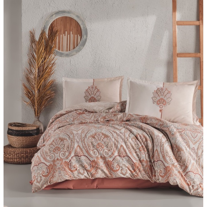 Dupla ágynemű, 100% erősített pamut, 4 db, 240 x 260 cm, Ralex Pucioasa, Alava