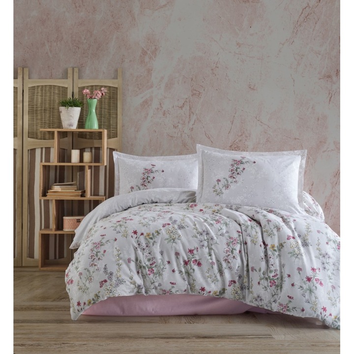 Dupla ágynemű, 100% erősített pamut, 4 db, 240 x 260 cm, Ralex Pucioasa, Novara