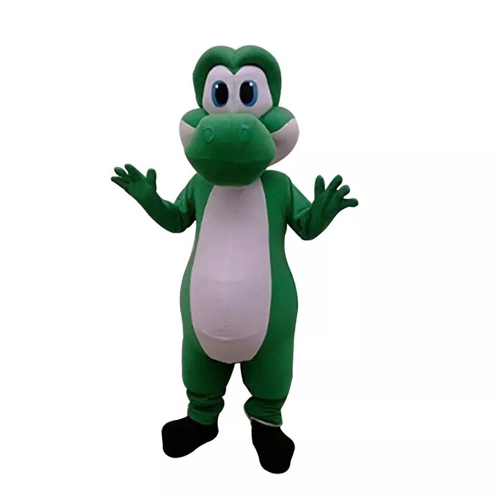 Costum mascota YOSHI Dinozaur, inaltimea 160cm-190cm, Carnaval, Adulti