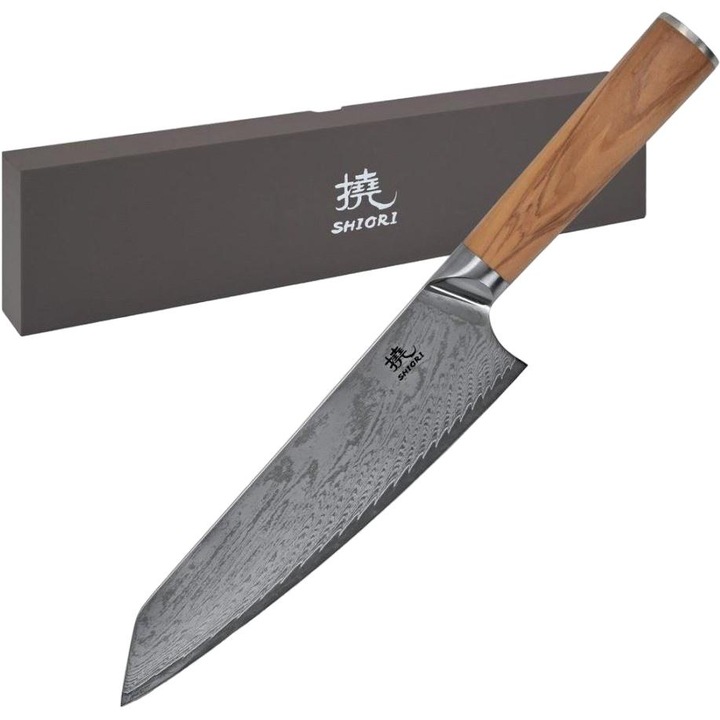 Cutit bucatar, Shiori, 20 cm, Argintiu