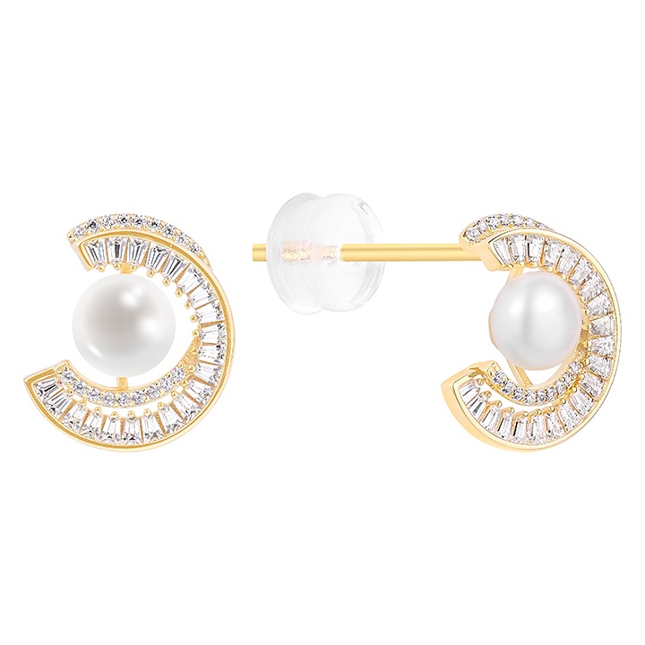 Cercei argint 925 Perle 3.3 g Bijouxmania