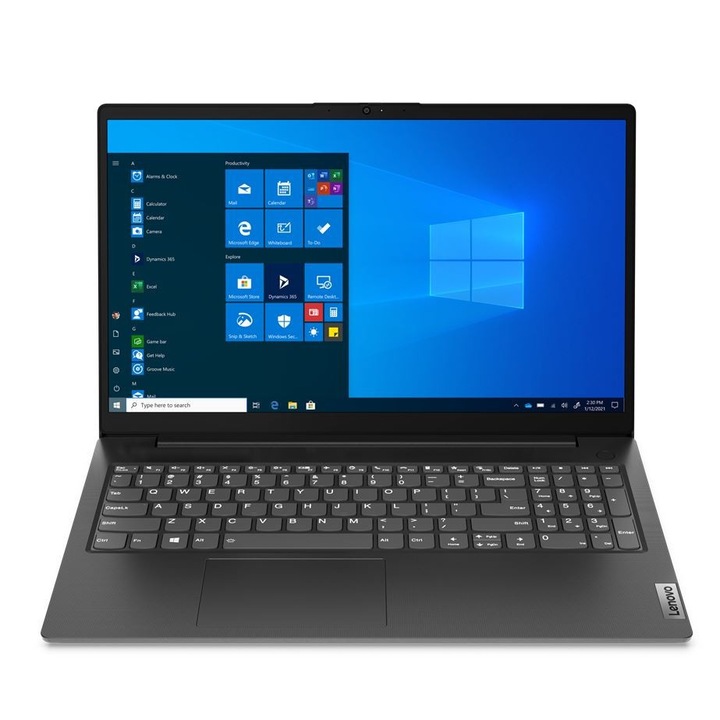 Lenovo V15 Laptop, 15,6", 5500U, 8 GB, 512 GB, fekete