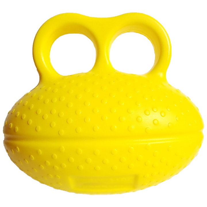 Grip trainer，Sundiguer，Ovale，Antispastice，Echipament de antrenament de reabilitare，PU，Galben