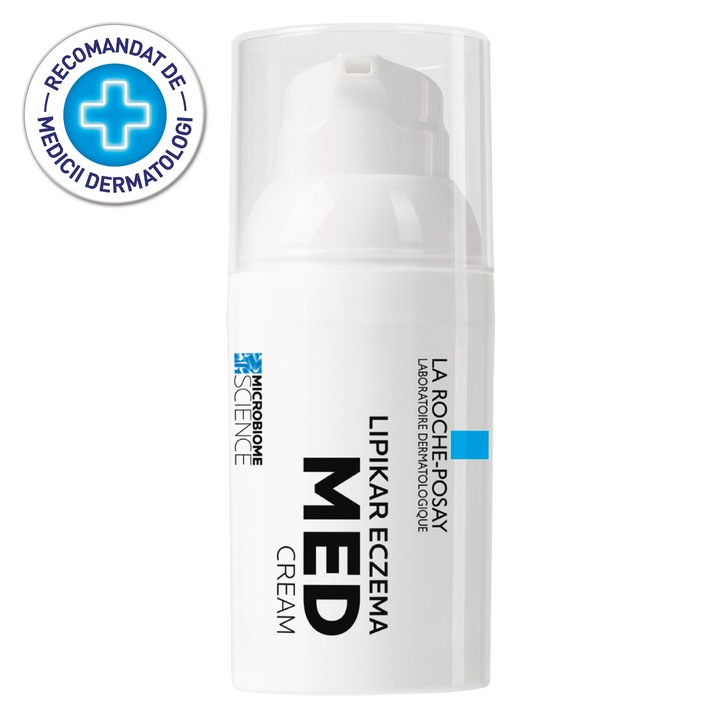 Crema pentru pielea cu eczema Lipikar Eczema Med, 30 ml