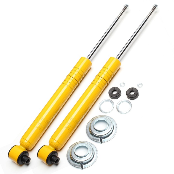 2db hátsó sport lengéscsillapító készlet VW Polo 1/2, Technix, fekete/sárga