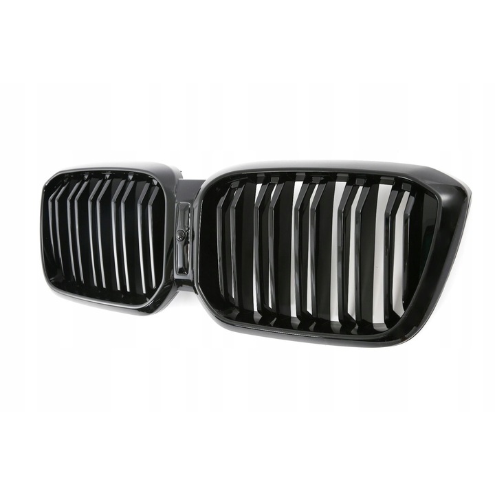 Autó hűtőrács BMW X3/X4 2021-, ABS, Fekete