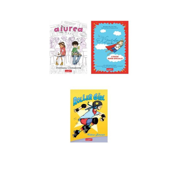 Pachet miniGrafic (Aiurea, Roller Girl, El Surdo), GRAFIC