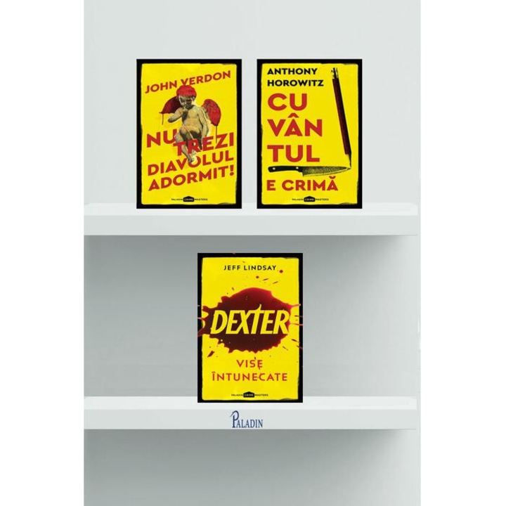 Pachet Paladin Crime Masters, 3 volume, Nu trezi diavolul adormit!, Cuvantul e crima, Dexter - Vise intunecate, Antony Horrowitz, Paladin