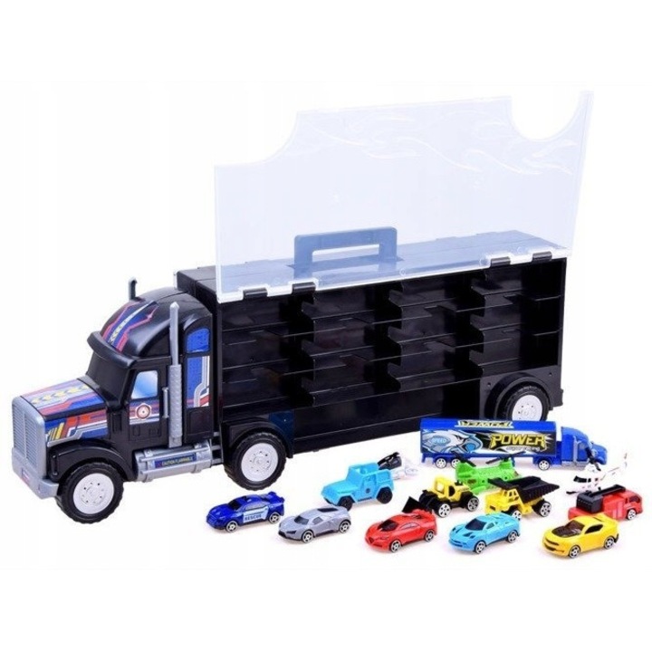 Set camion/accesorii pentru copii, AIG, Plastic, 15 Piese, Multicolor
