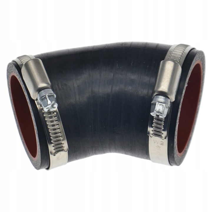 Intercooler légtömlő, ProParts Krawczyk, polimer, kompatibilis a Volvo XC70-nel, fekete/ezüst