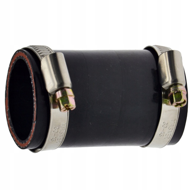 Intercooler légtömlő, ProParts Krawczyk, polimer, kompatibilis BMW E93-mal, fekete/ezüst